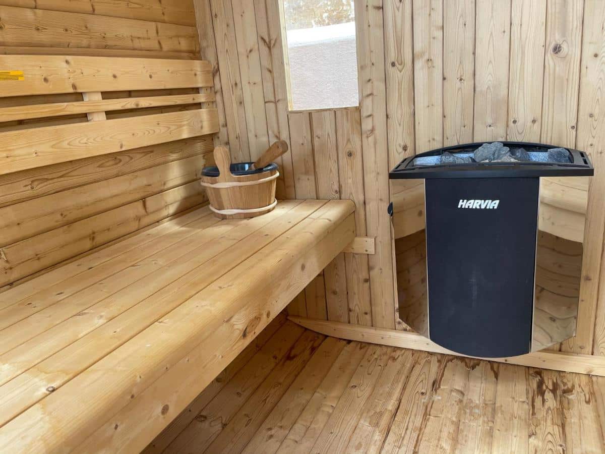 Sauna binnenkant